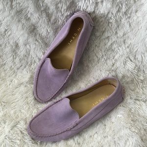 M. Gemi, The Feliz Suede Driving Shoe, Lavender, Wmn Size 39 EU (8.5 US)